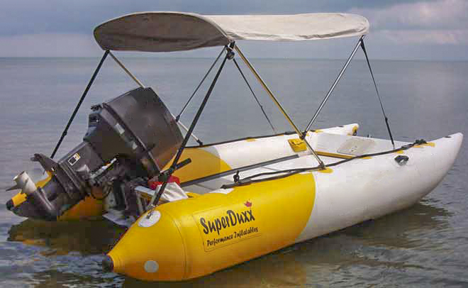 These inflatable boats can be used with a lot of accessories